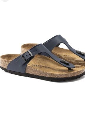 Birkenstock Gizeh Birko-Flor in Blue Sz 39 / 250 / L8 M6